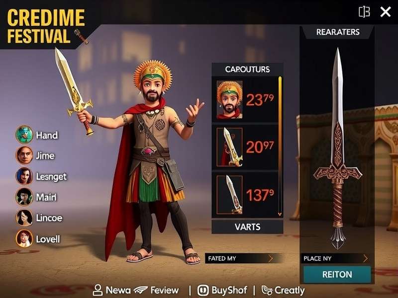 Desert Blade Master character customization